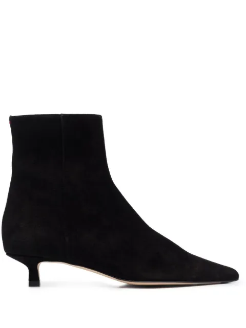 Aeyde suede pointed-toe boots