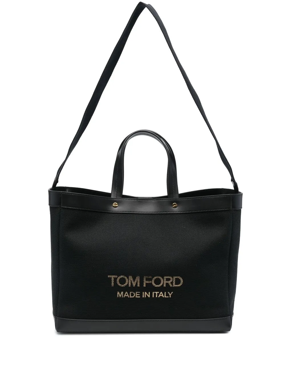 

TOM FORD tote T Screw mediana - Negro