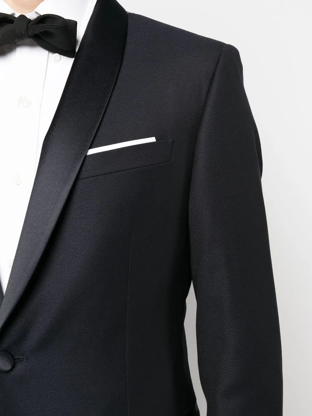 Corneliani Virgin-wool Slim-cut Dinner Suit In Blue