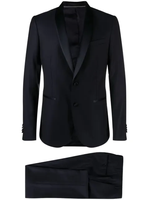 Corneliani virgin-wool slim-cut dinner suit
