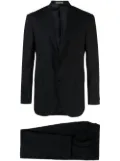 Corneliani single-breasted virgin wool suit - Blue