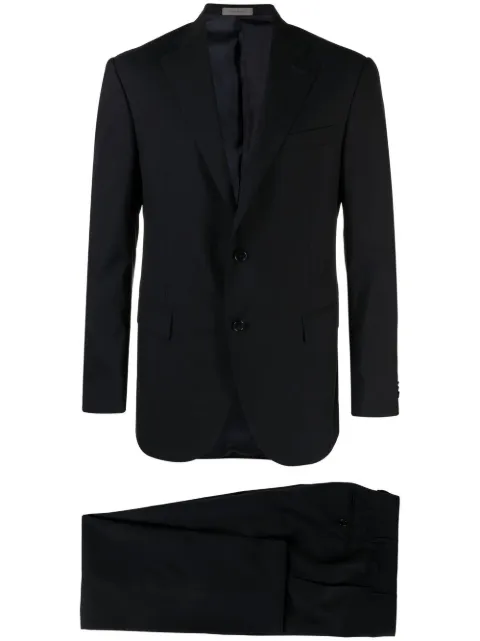 Corneliani single-breasted virgin wool suit