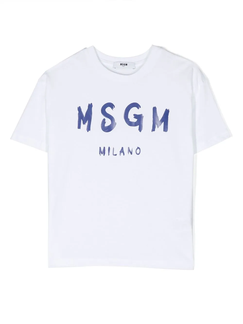 

MSGM Kids logo-print short-sleeve T-shirt - White
