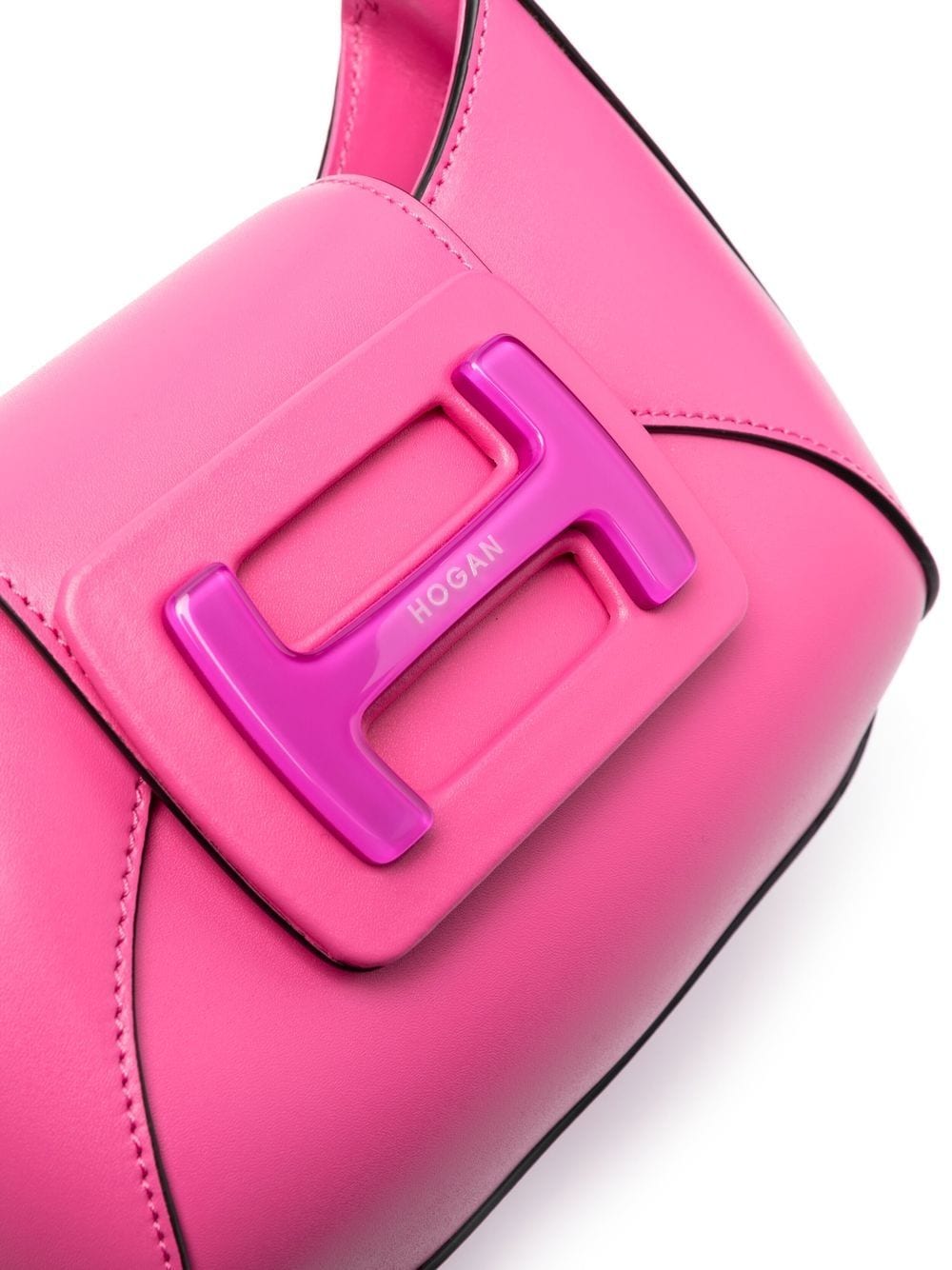 Shop Hogan H-bag Hobo Shoulder Bag In Rosa