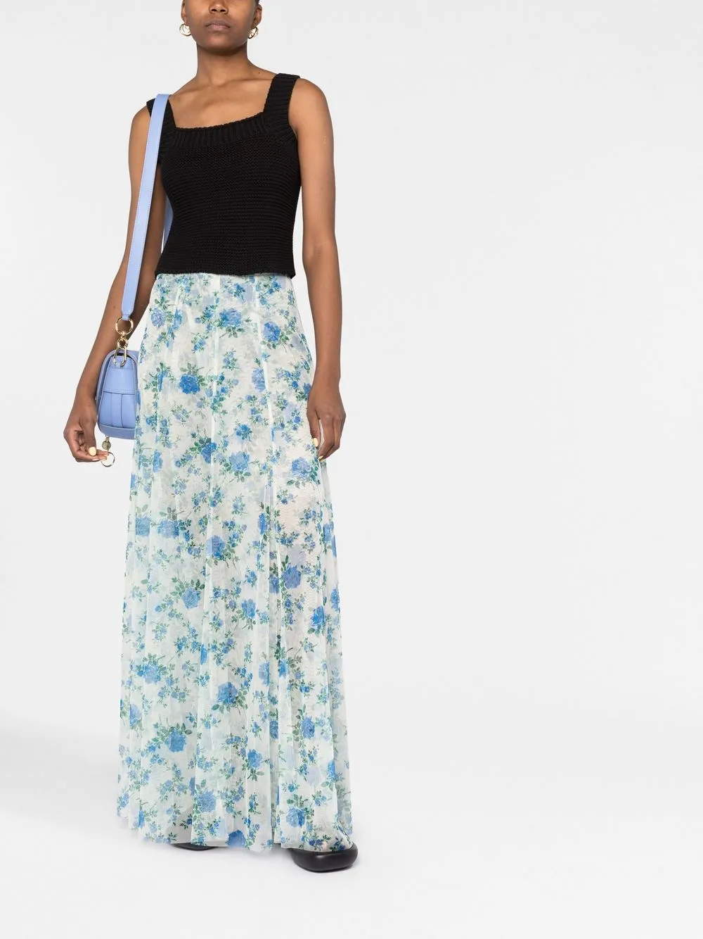 Philosophy Di Lorenzo Serafini Maxi-rok met bloemenprint - Beige
