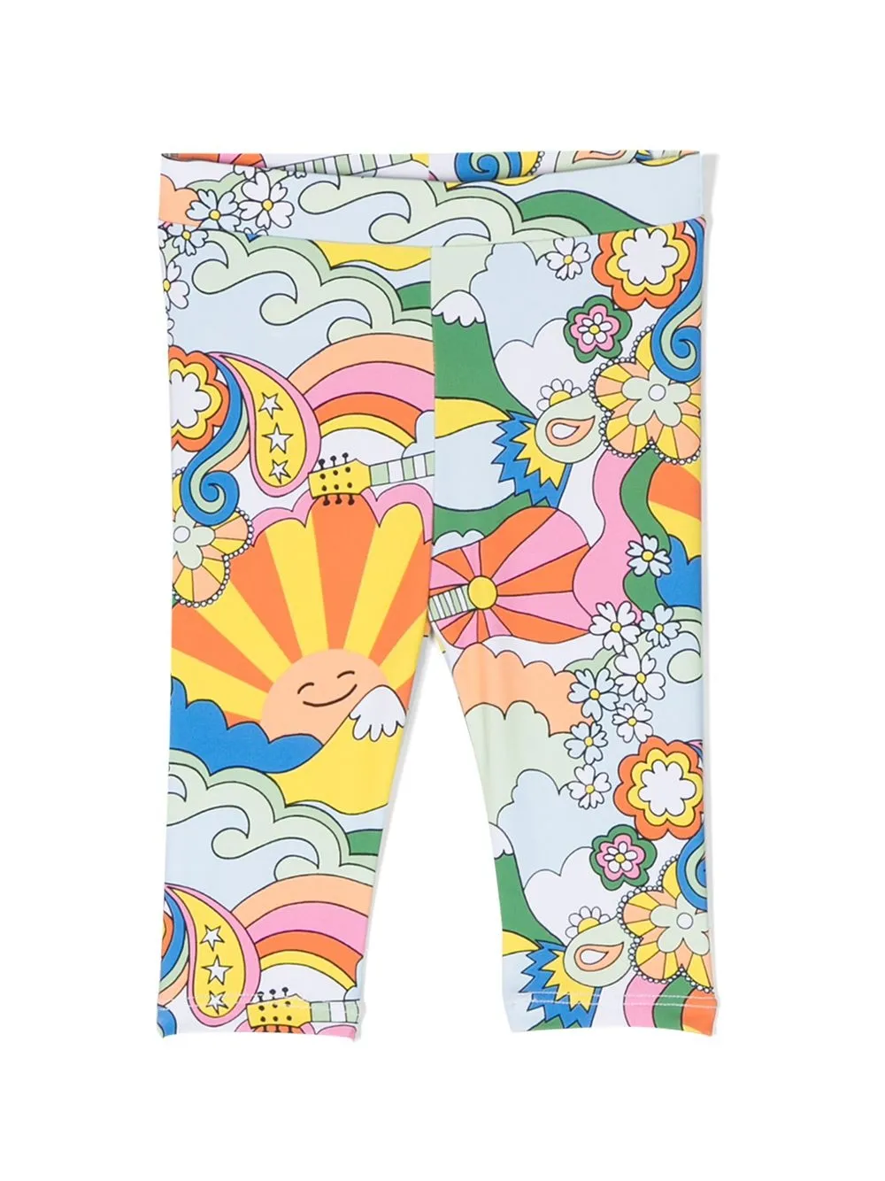 

Stella McCartney Kids all-over graphic-print leggings - Yellow