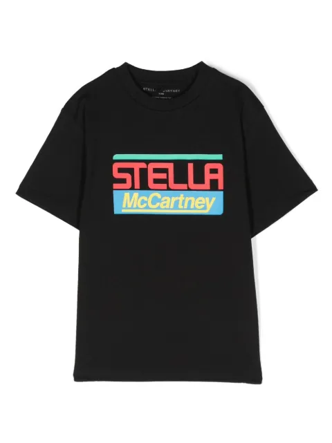 Stella McCartney Kids 스텔라 매카트니 키즈 로고 프린트 반소매 티셔츠