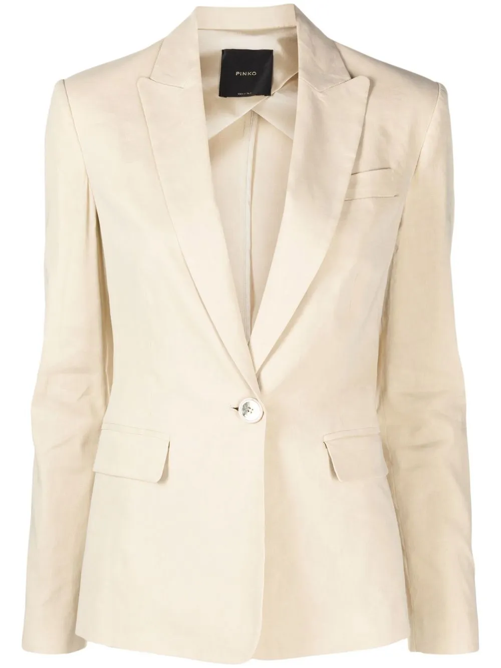 

PINKO tailored single-breasted blazer - Neutrals