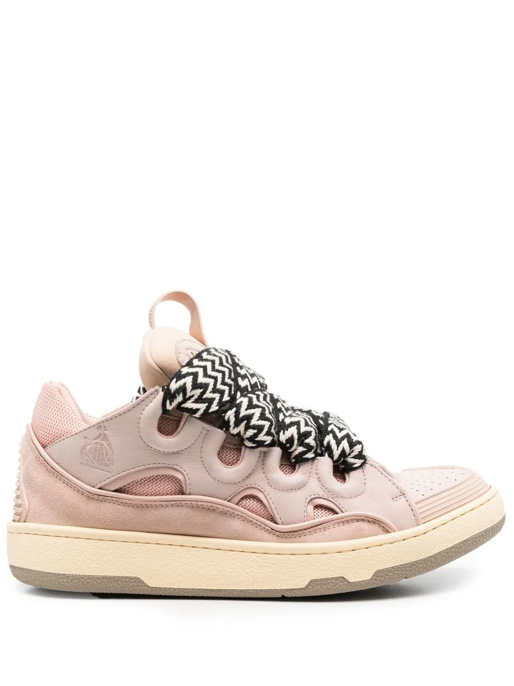 

Lanvin Curb lace-up sneakers - Pink