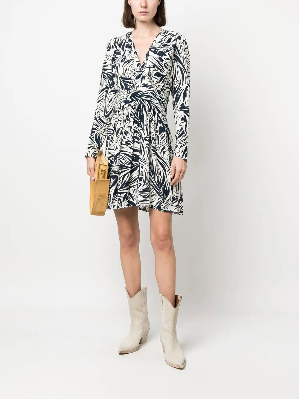 Ba&Sh Jurk met print - Wit