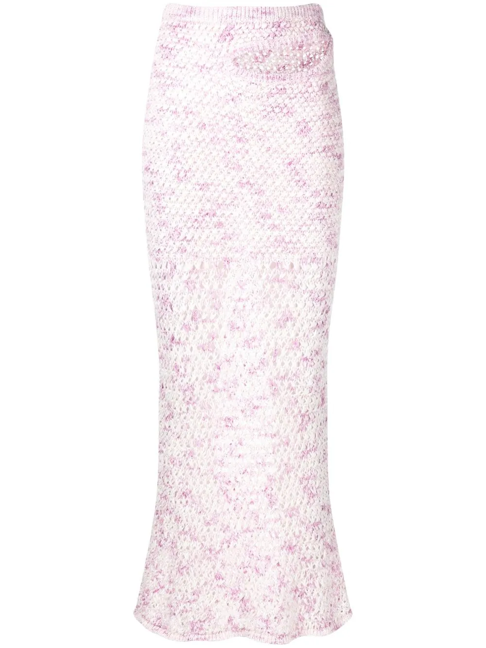 

Christopher Esber cross-stitch maxi skirt - Pink
