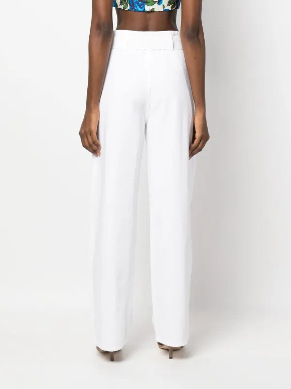 パンツ PHILOSOPHY DI LORENZO SERAFINI A0307 07390081 Trousers PHILOSOPHY DI LORENZO SERAFINI Grain de poudre wide-leg