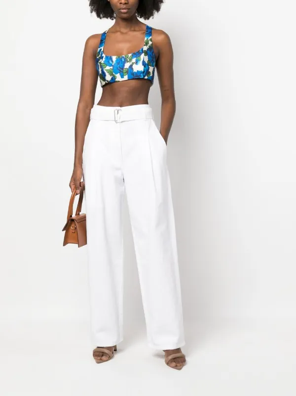 Philosophy Di Lorenzo Serafini Belted Cotton Gabardine