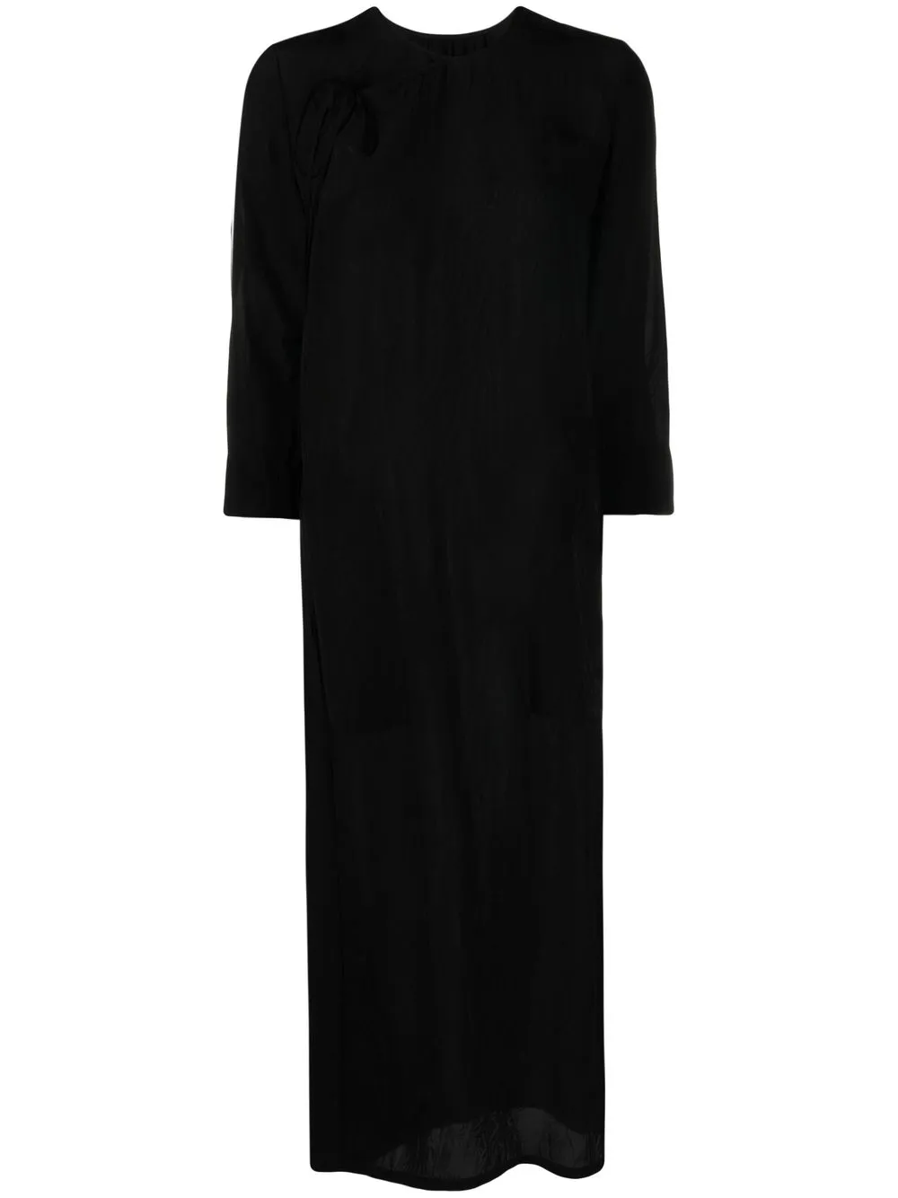 

Uma Wang crew-neck midi dress - Black