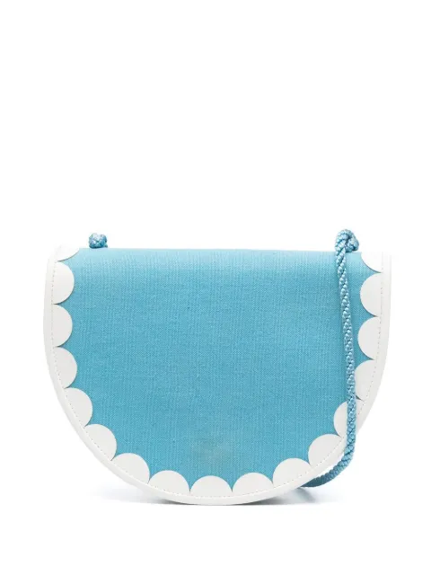 Saint Laurent Pre-Owned 1980s scallop-edge crossbody bag