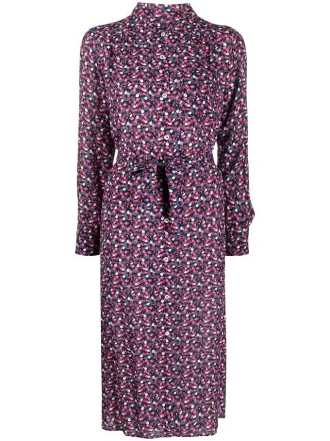 A.P.C. long-sleeve shirt dress
