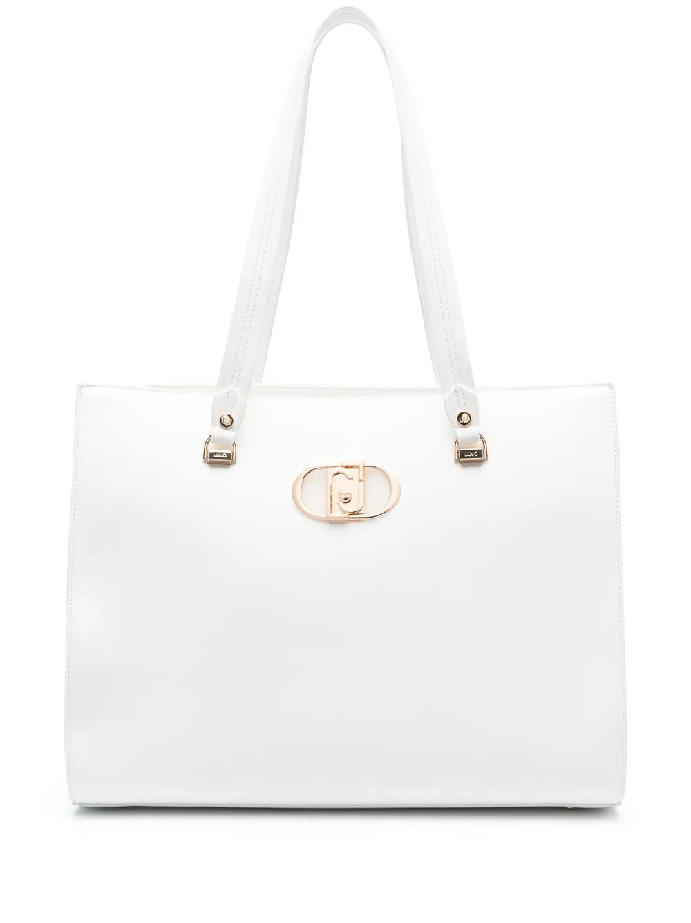 

LIU JO logo-plaque shoulder bag - White