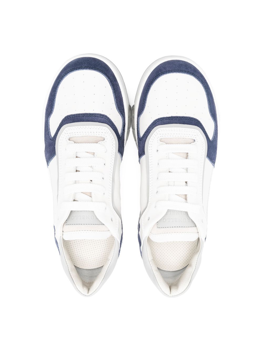 Brunello Cucinelli Lace-Up Sneakers - Navy - 44