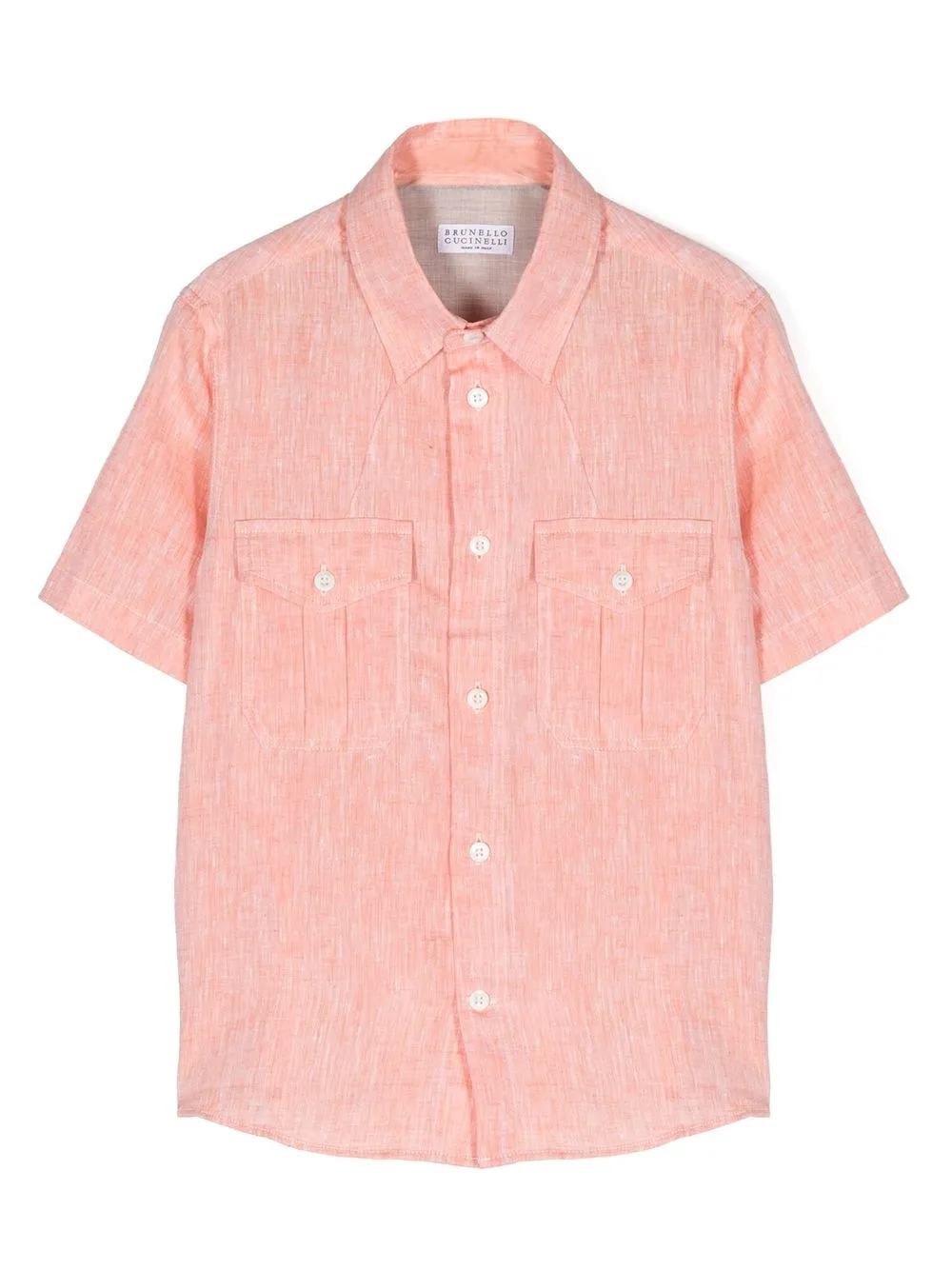 

Brunello Cucinelli Kids short-sleeve shirt - Orange