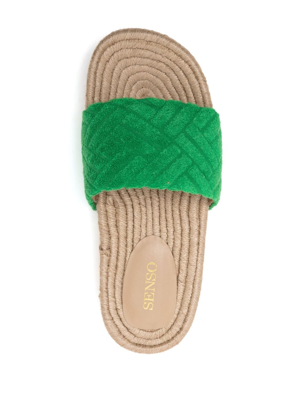 Shop Senso Isobel Open-toe Espadrille Sandals In Grün