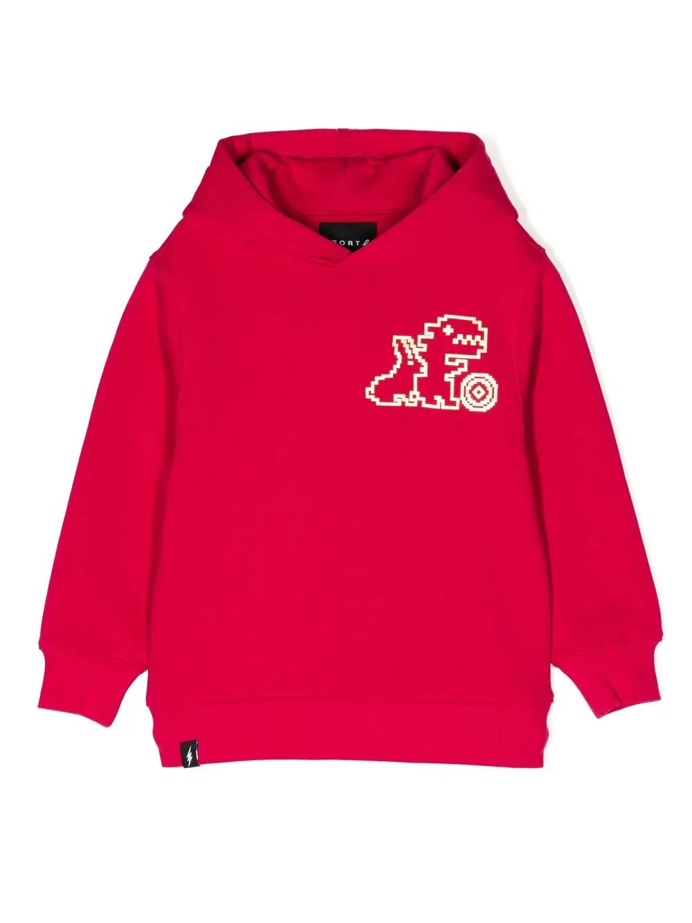 

SPORT b. by agnès b. logo-print pullover hoodie - Pink