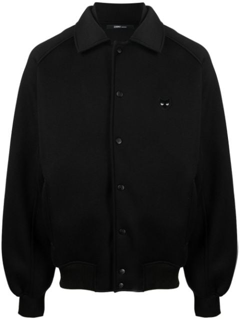 ZZERO BY SONGZIO collar-detail varsity jacket