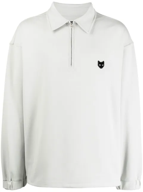 ZZERO BY SONGZIO playera tipo polo con parche del logo