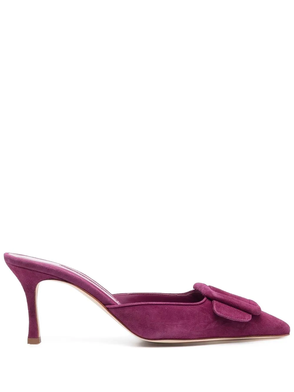 

Manolo Blahnik Maysale 80mm mules - Purple