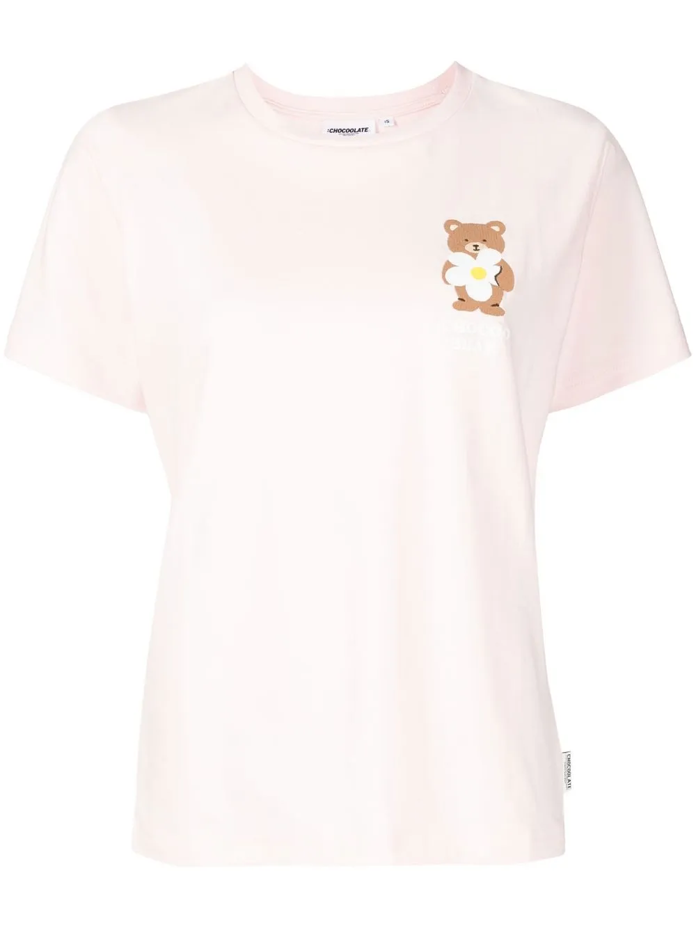 

CHOCOOLATE bear-print short-sleeved T-shirt - Pink