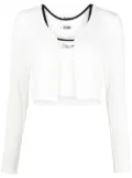 izzue two-piece cardigan set - White