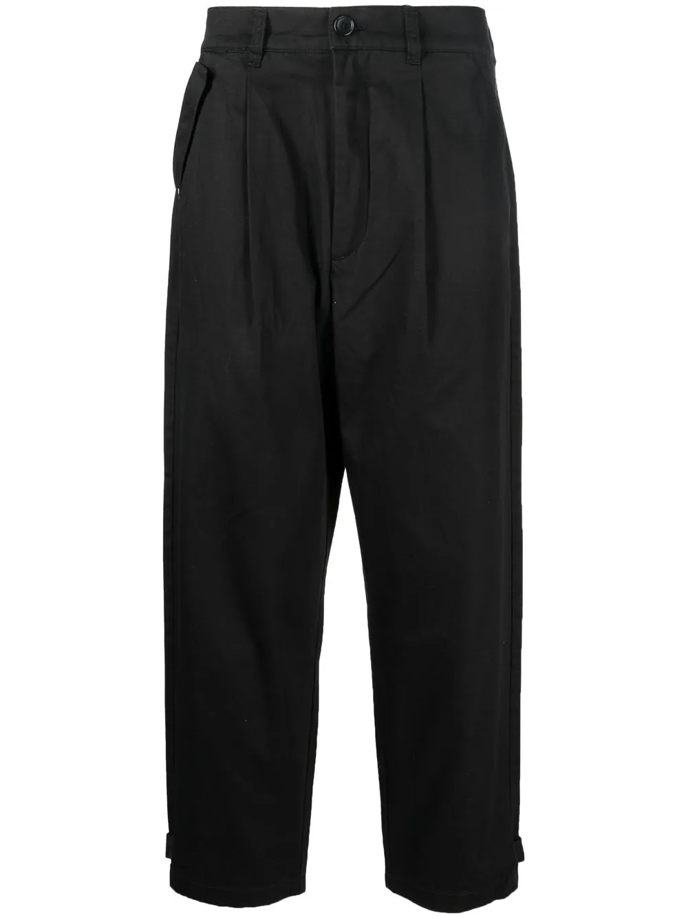 izzue pantalon à coupe droite - noir