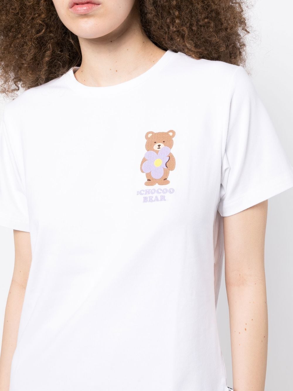 Shop Chocoolate Logo-print T-shirt In White