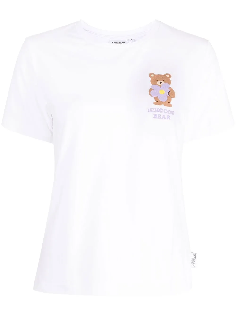 Chocoolate Logo-print T-shirt In White