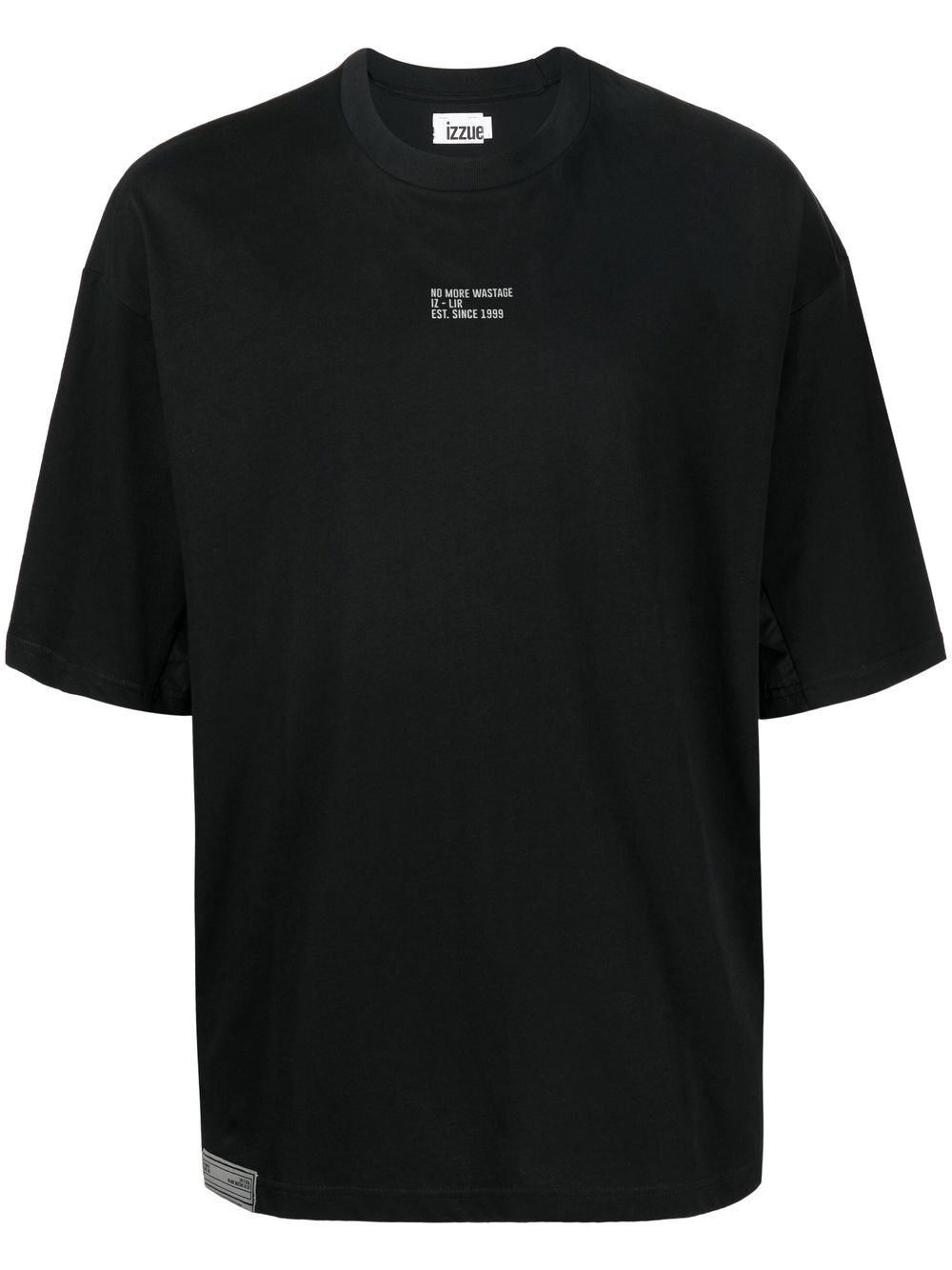 

izzue logo-print short-sleeve T-shirt - Black