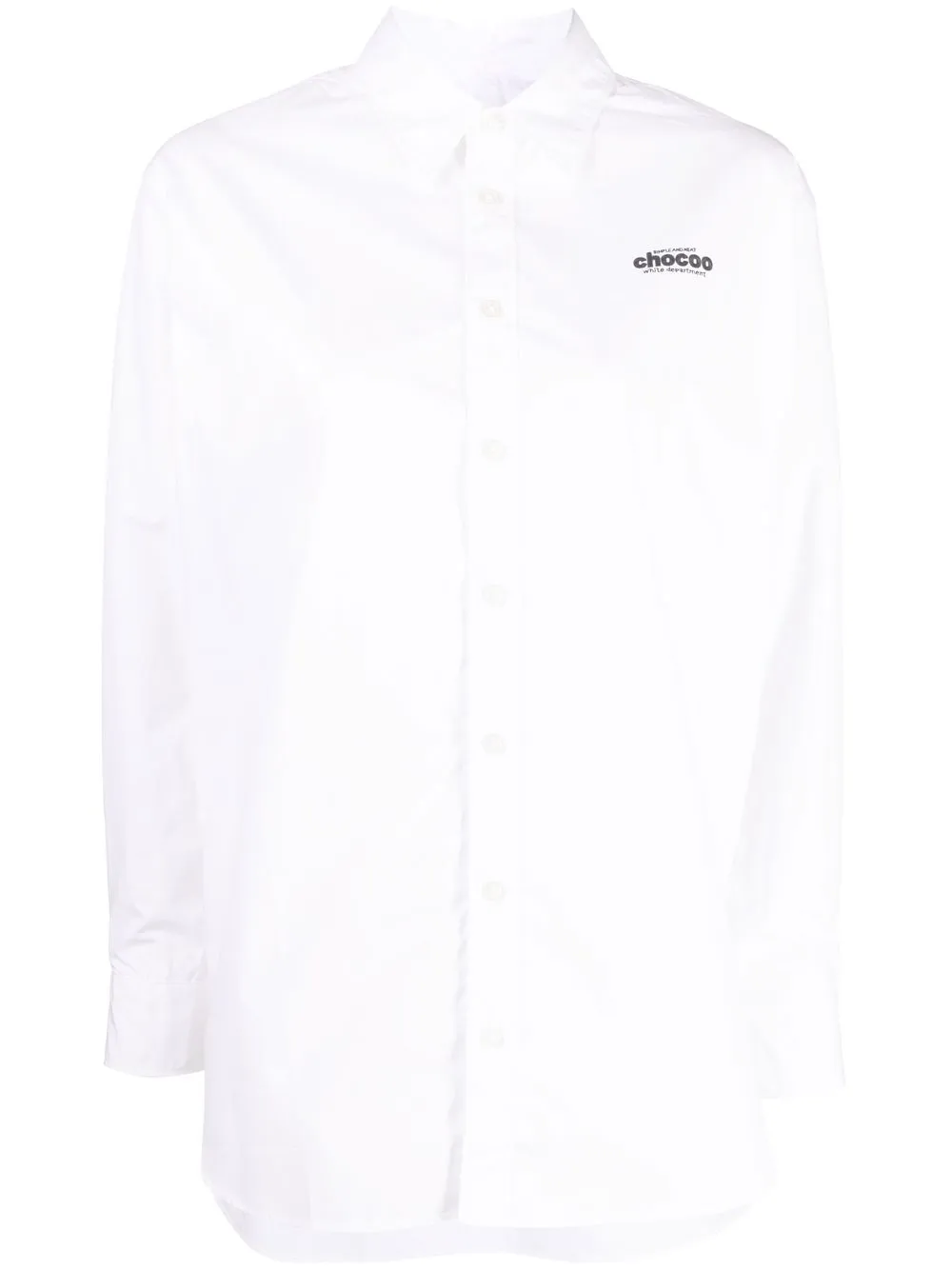 

CHOCOOLATE logo-print shirt - White