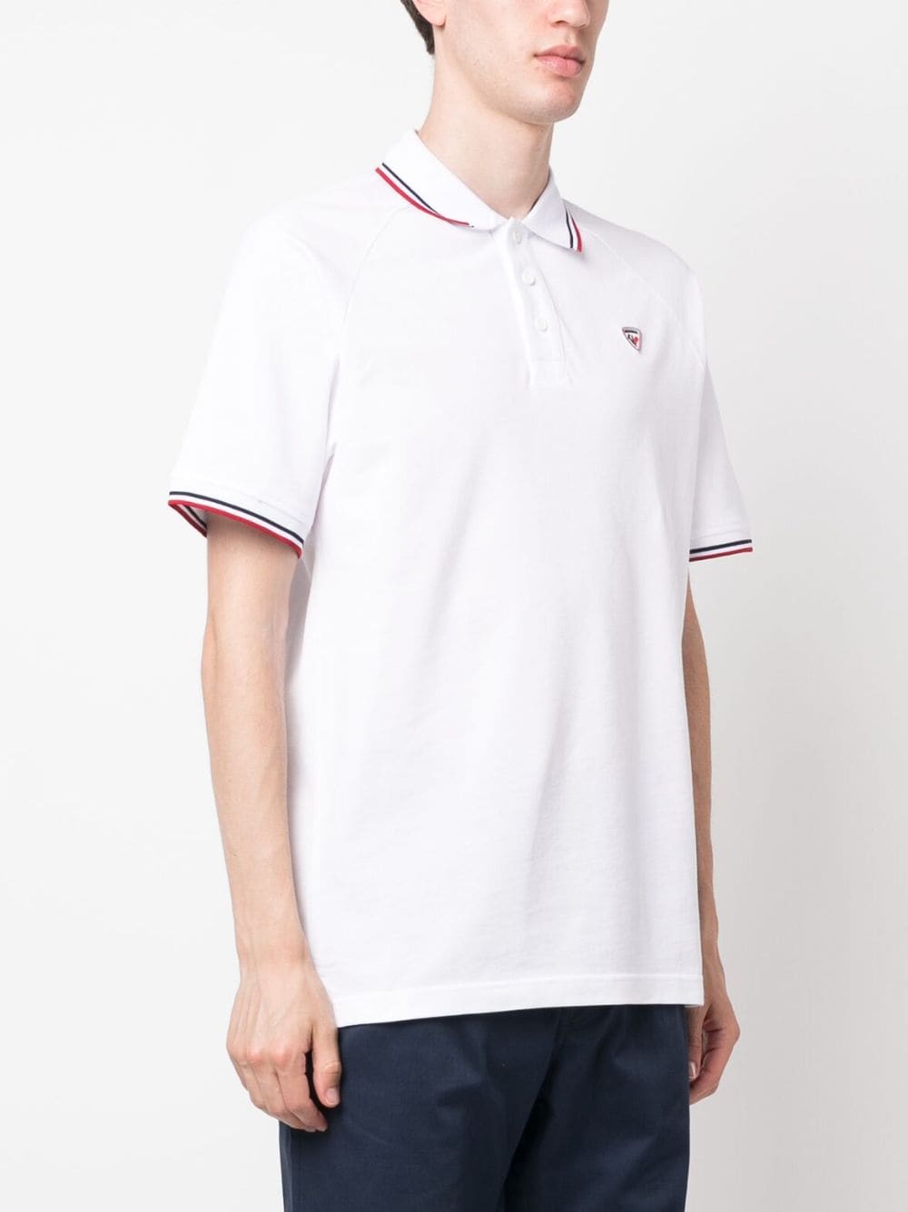 Shop Rossignol Raglan Polo Shirt In White