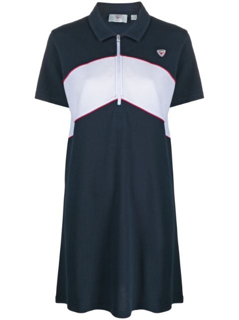 Rossignol two-tone cotton polo dress