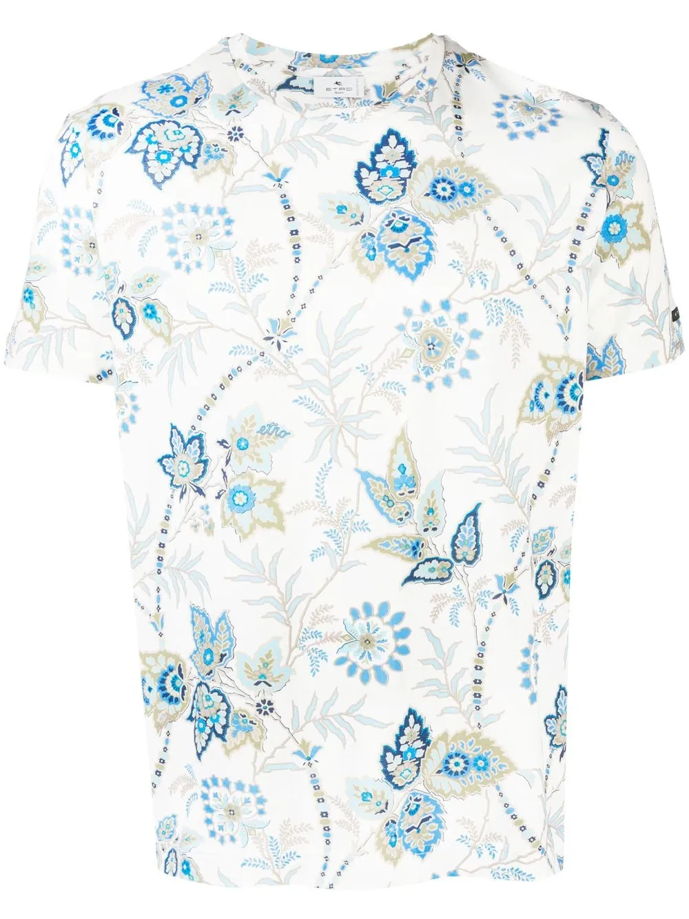 

ETRO playera con estampado de cachemira - Blanco