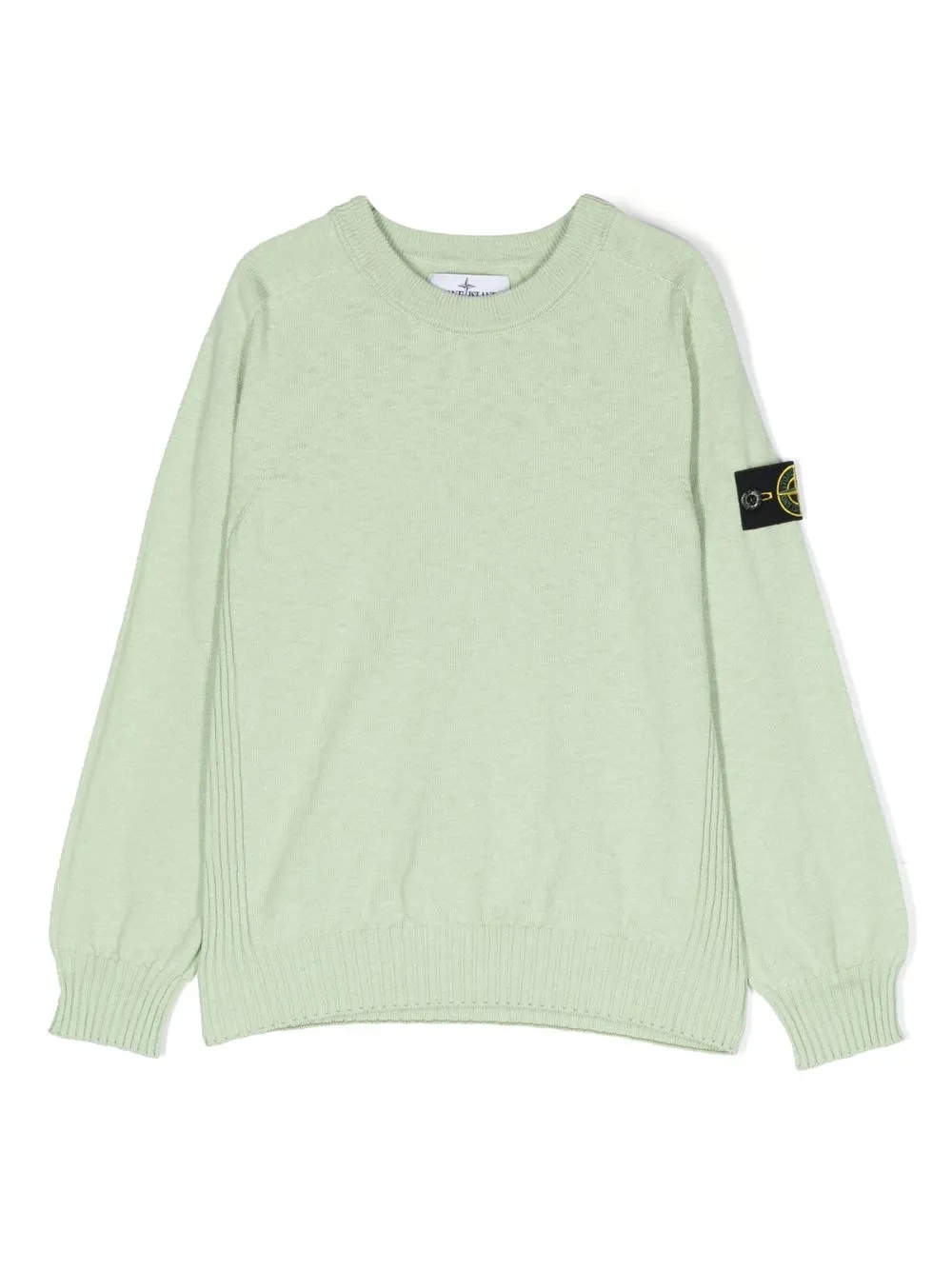 

Stone Island Junior sudadera con parche del logo - Verde