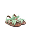 Pèpè floral-detail open-toe sandals - Green