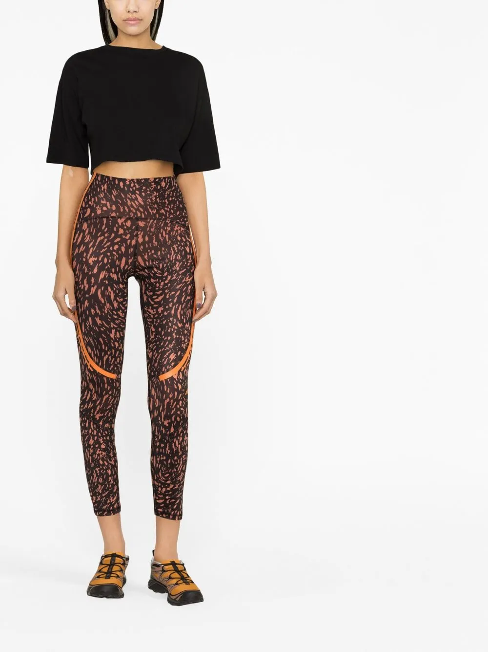 adidas by Stella McCartney Cropped legging - Zwart