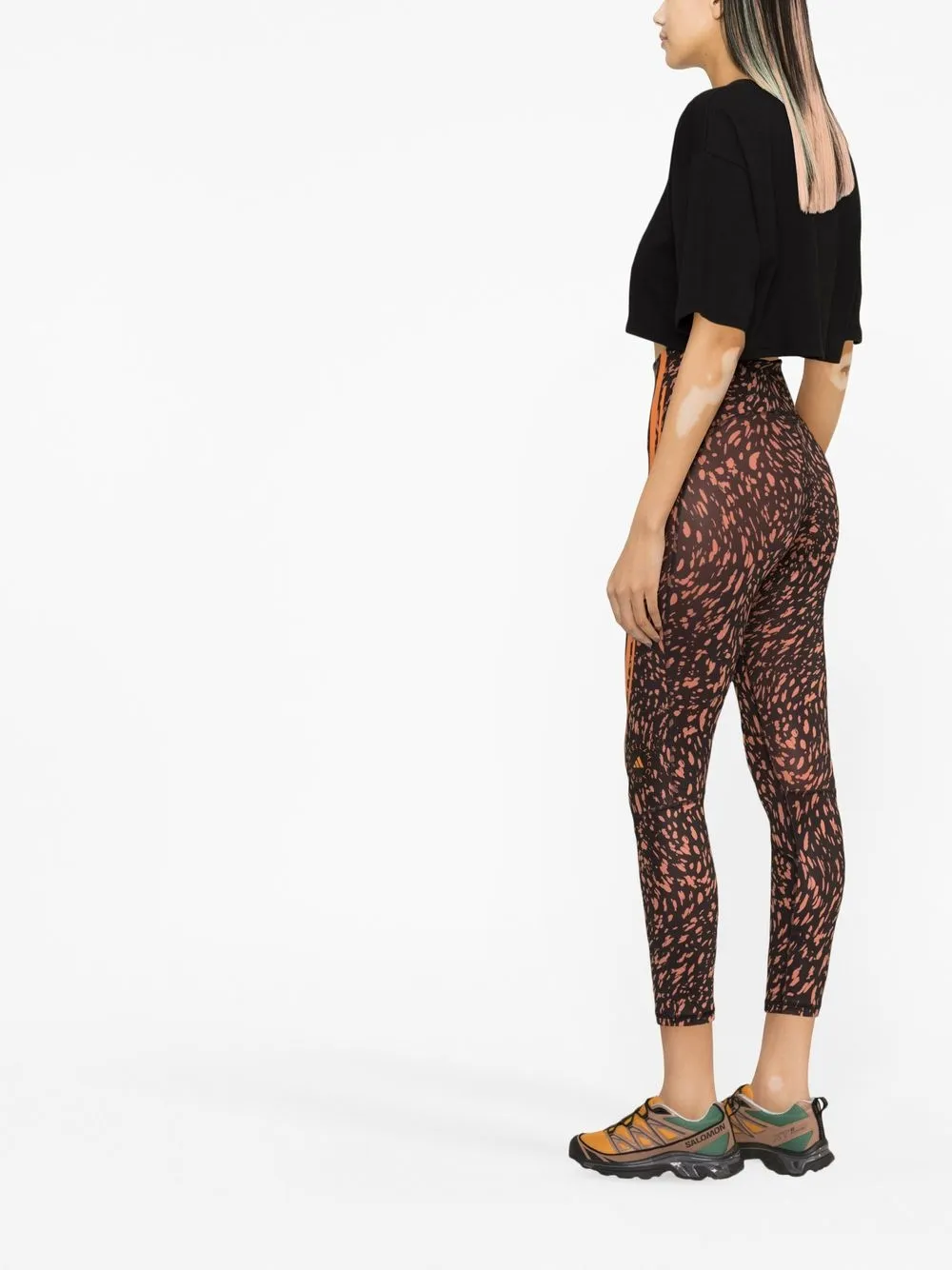 Adidas By Stella McCartney graphic-print high-waisted Leggings - Farfetch