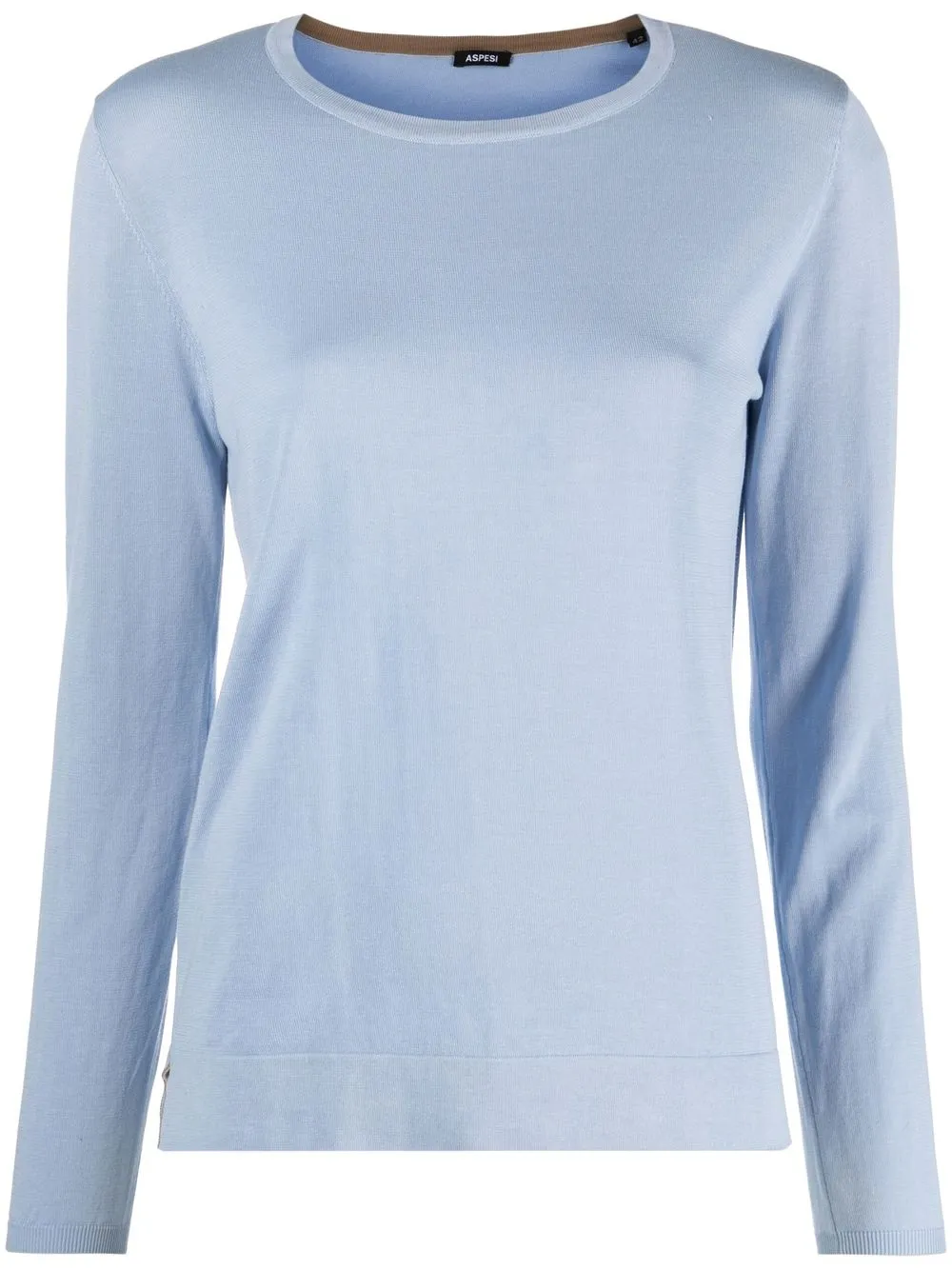 

ASPESI fine knit cotton jumper - Blue