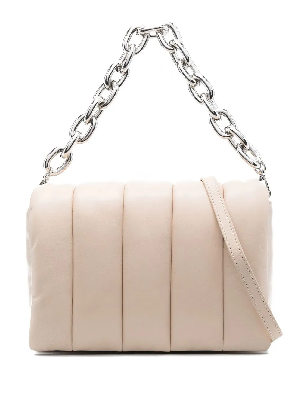 

STAND STUDIO quilted leather shoulder bag - Neutrals