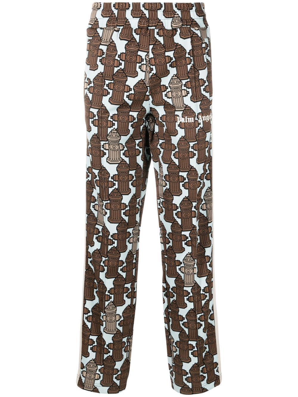 

Palm Angels graphic-print track pants - Blue