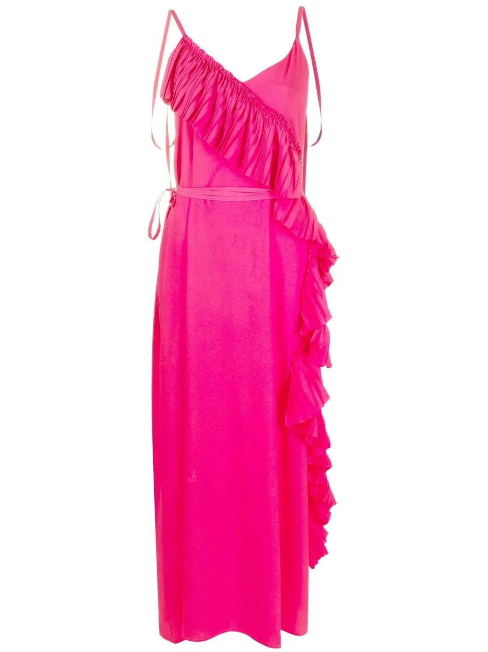 

P.A.R.O.S.H. Palmer ruffle-trim dress - Pink