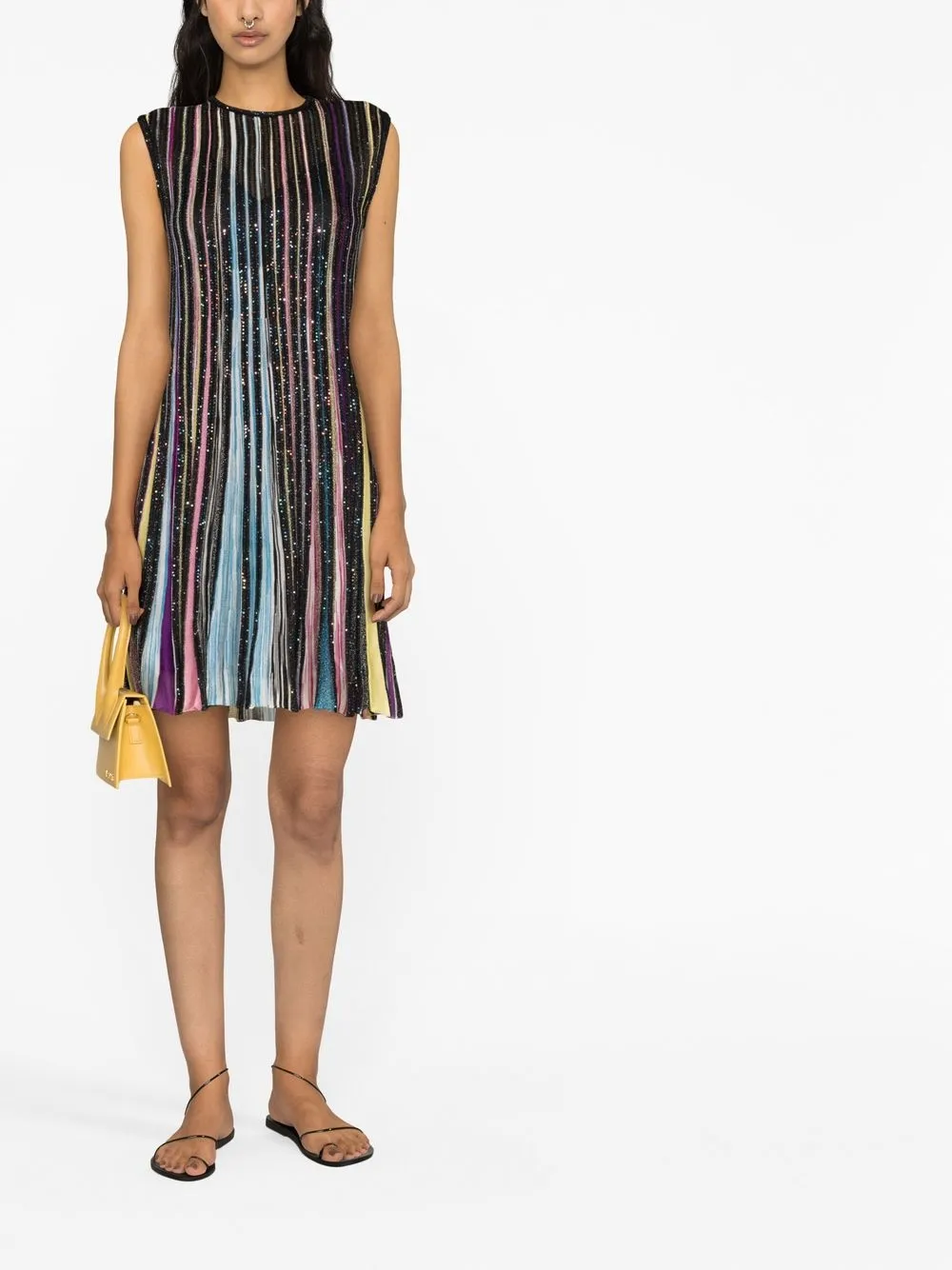 Missoni sequin-embellished knitted mini dress | Smart Closet