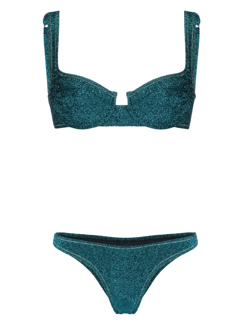 

Reina Olga Brigitte metallic bikini set - Blue