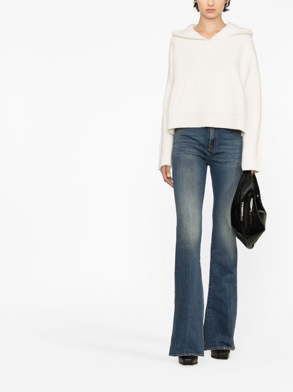 Image 2 of Alexander McQueen high-waisted flared jeans