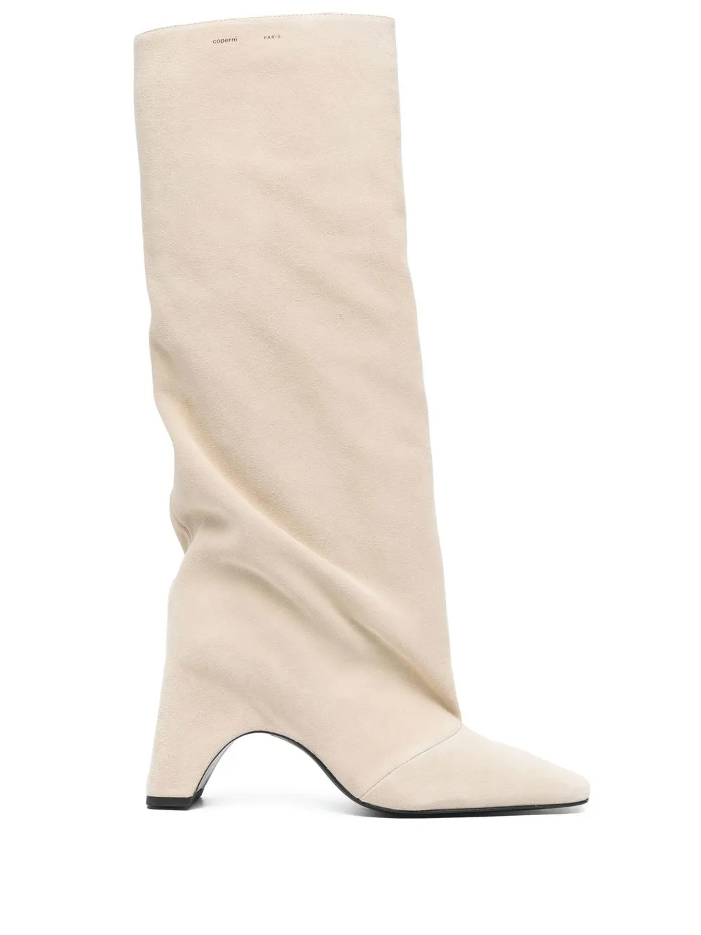 

Coperni suede-leather sculpted-heel boots - Neutrals